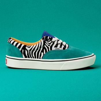 Damske Tenisky Vans Zebra ComfyCush Era Tidepool/Surf The Web VA93BYRTO